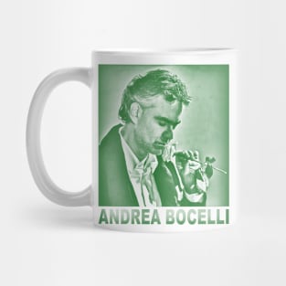 andrea bocelli - green solid style Mug